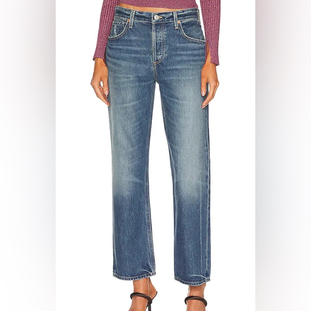 Citizens of Humanity Neve in Oasis non-stretch bow leg jeans
